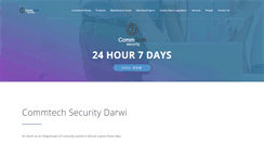 Desktop Screenshot of commtechsecurity.com.au